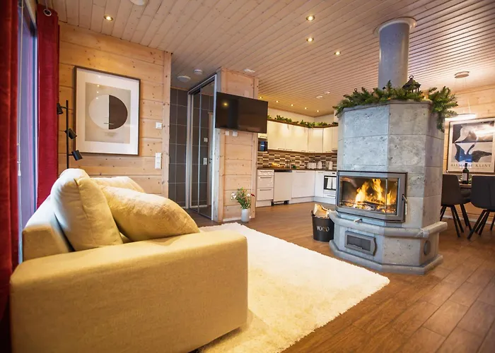 Villa Sonka Lakeside With Private Sauna & Hot Tub Rovaniemi